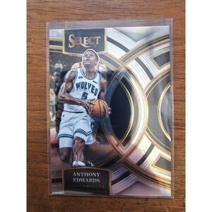 Anthony Edwards 2023-24 Panini Select #164 - Silver Premier - Timberwolves
